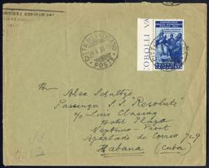 1935, lettera del 29.4.35 per Habana (Cuba) ... 