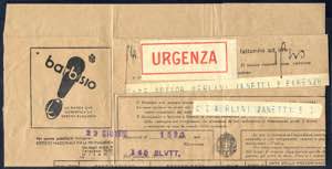 1936, Telegramma pubblicitario da Bengasi ... 