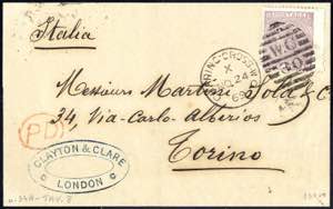 1869, Brief aus Charring-Cross am 24.11. ... 