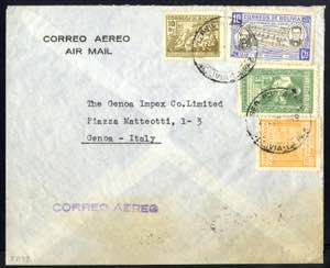 1912/1950, 14 Briefe wovon 13 per Luftpost ... 