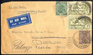 1923/58, 6 Briefe (einer Flugpost) und eine ... 