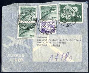 1912/57, 18 Briefe (12Luftpost, einer ... 
