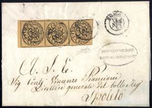 1853, lettera del 12.11.1853 da Roma a ... 