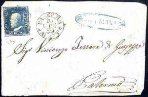 1859, frontespizio di lettera da ... 