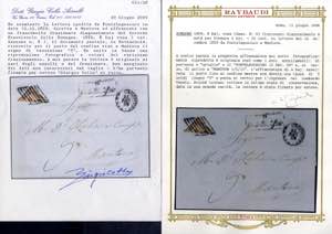 1859, lettera da Pontelagoscuro ... 