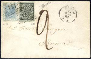 1867, lettera spedita da Rimini al 13.5 per ... 