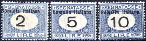 1926, Segnatasse, 11 valori, nuovi (Sass. ... 