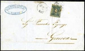 1860, Governo Provvisorio, 20 Cent. azzurro ... 
