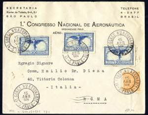 1934, 1° Congresso Nacional de Aeronautica, ... 