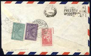 1946, Flugpostbrief vom 15.12.1946 nach ... 