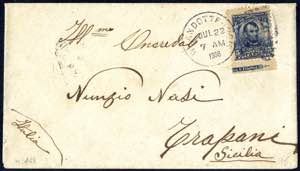 1908, Auslandbrief von Wyandotte 22.7.1908 ... 