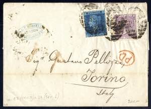 1867, Auslandsbrief von London 20.11.1867 ... 