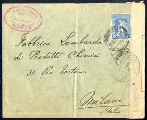 1917, Armee d Orient, Brief von Saloniki ... 