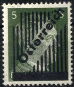 1948/52, Gitter, 5 (Pfg) (dunkel)moosgrün ... 