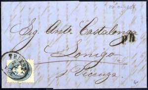 Triest 9.1 1867, zwei Briefe an denselben ... 