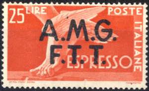 1947, Espressi, 25 Lire integro, Sass. 2