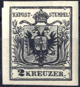 1884, 2 Kreuzer Neudruck der Ausgabe 1850, ... 