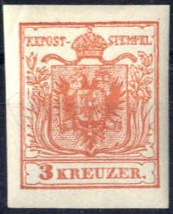 1884, 3 Kreuzer Neudruck der Ausgabe 1850, ... 