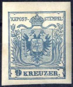 1884, 9 Kreuzer Neudruck der Ausgabe 1850, ... 
