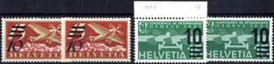 1935, Flugpostmarken mit glänzendem und ... 