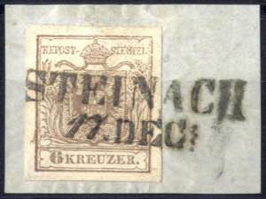 Steinach / 17. DEC,, RL-R auf Briefstück 6 ... 