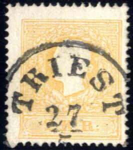 1858, 2 Kreuzer hellorange in Type II, ... 
