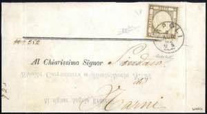 1862, lettera da Napoli il 7.8. affrancata ... 