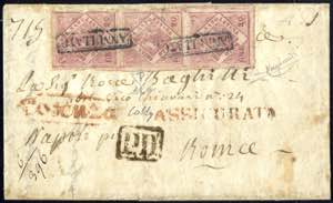 1858, lettera assicurata da Cosenza nel ... 