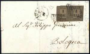 1859, lettera del 9.10.1859 da Imola a ... 