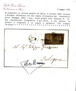 1859, lettera del 9.10.1859 da ... 