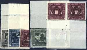 1926, Nibelungen, 3 + 8 + 15 + 20 Gr. in ... 