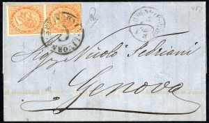 1865, lettera del 3 dicembre da Livorno per ... 