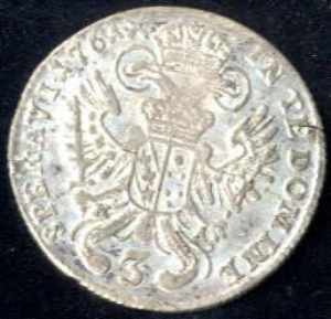 1761, Franz Stefan, 3 Kreuzer in Silber der ... 