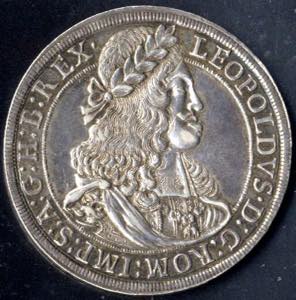 1668, Leopold I., 1 Thaler in Silber der ... 