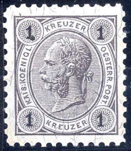 1890, 1 Kreuzer Kaiserkopf, postfrisch mit ... 