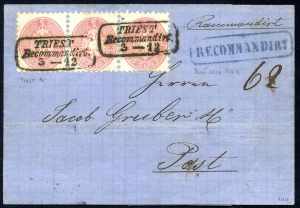 1866, Brief vom 3.12.1866 von Triest nach ... 