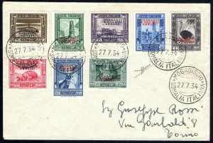 1934, lettera del 27.7.1934 da Mogadiscio a ... 