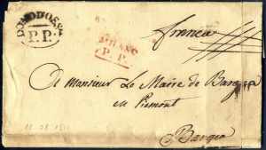 1811, lettera da Domodossola il 22.9 ... 