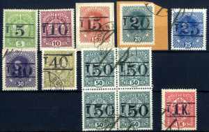 1918/19, Bolzano 3, francobolli d´Austria ... 