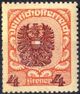 1920/21, Wappen 4 Kr ... 