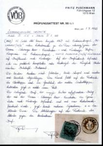 1868, Einzigartiger Brief aus ... 