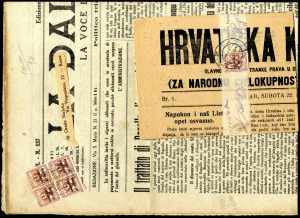 1918/20, lotto, giornale La Dalmatia ... 