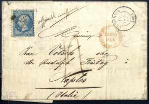 1861, Brief vom 12.12.1864 von Ensisheim ... 