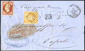 1859, Brief vom 25.1.1859 von Alexandrie ... 
