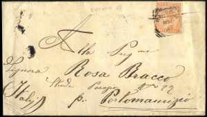 1887, envelope dated 11.11.1882 from Rangoon ... 