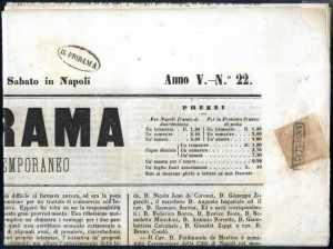 1860, giornale intero Il Diorama del ... 