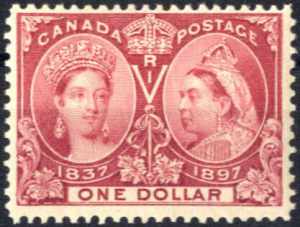 1897, 60 Jahre Königin Viktoria, 1 $ ... 