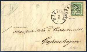 1865, Brief aus Hamburg am 6.12. nach ... 
