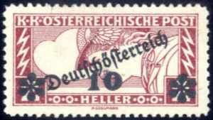 1921, Eilmarke Merkurkopf mit ... 