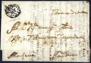 1724-32, lettera da Vicenza a Padova, ... 